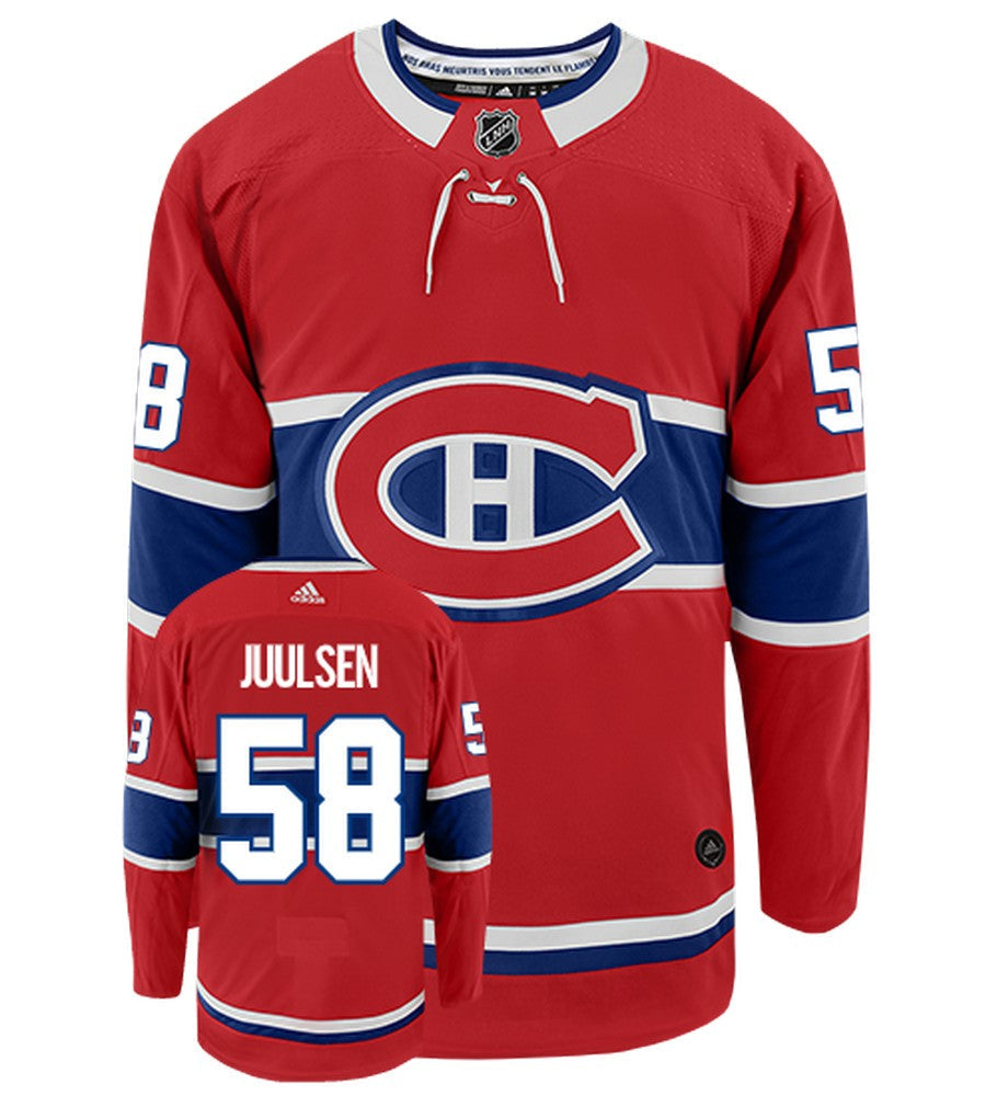 Noah Juulsen Montreal Canadiens Adidas Authentic Home NHL Jersey