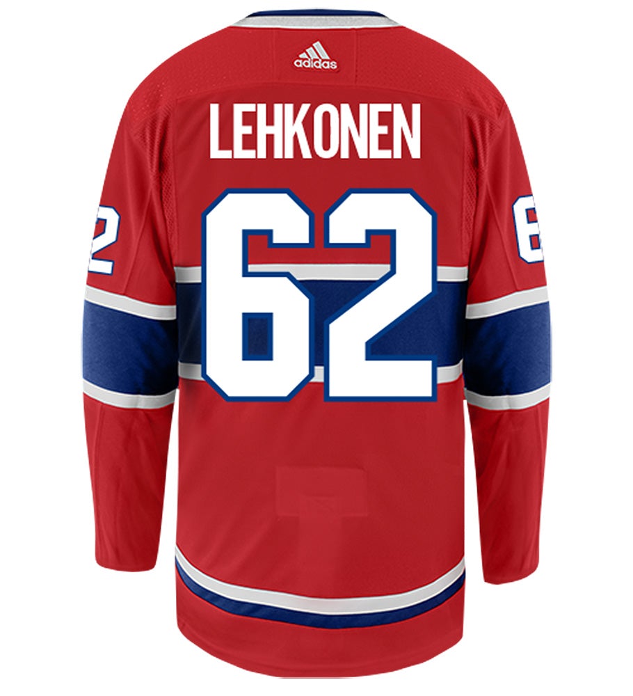 Artturi Lehkonen Montreal Canadiens Adidas Authentic Home NHL Hockey Jersey