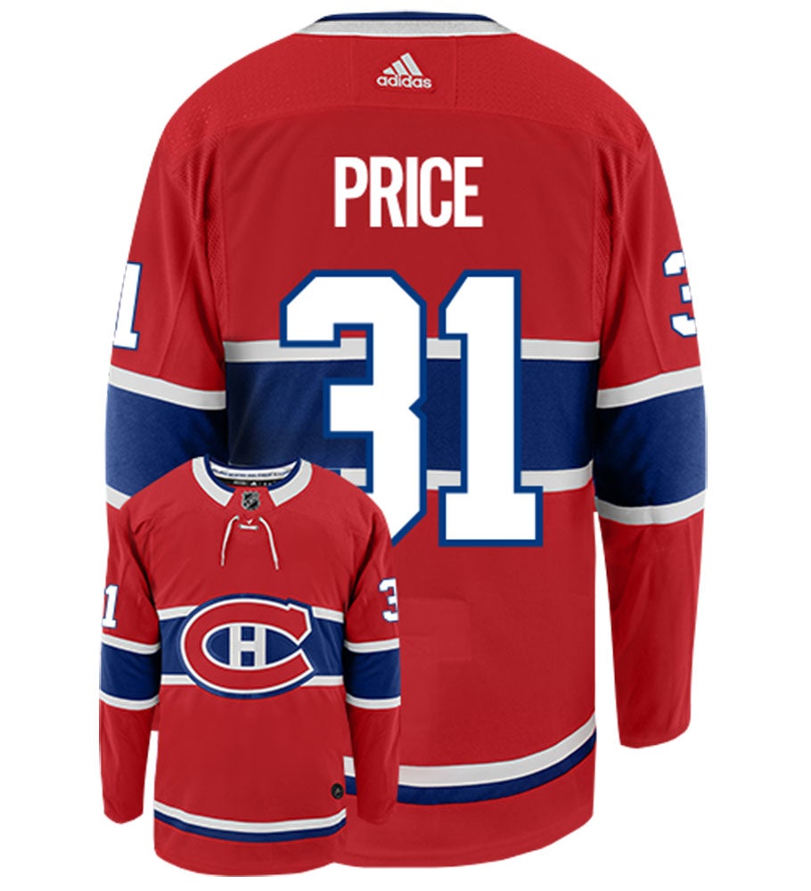 Carey Price Montreal Canadiens Adidas Authentic Home NHL Hockey Jersey