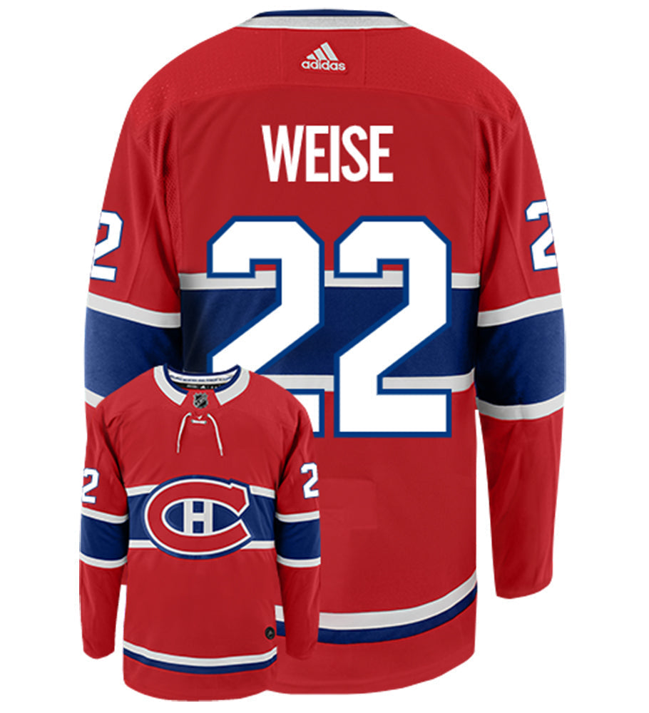 Dale Weise Montreal Canadiens Adidas Authentic Home NHL Hockey Jersey