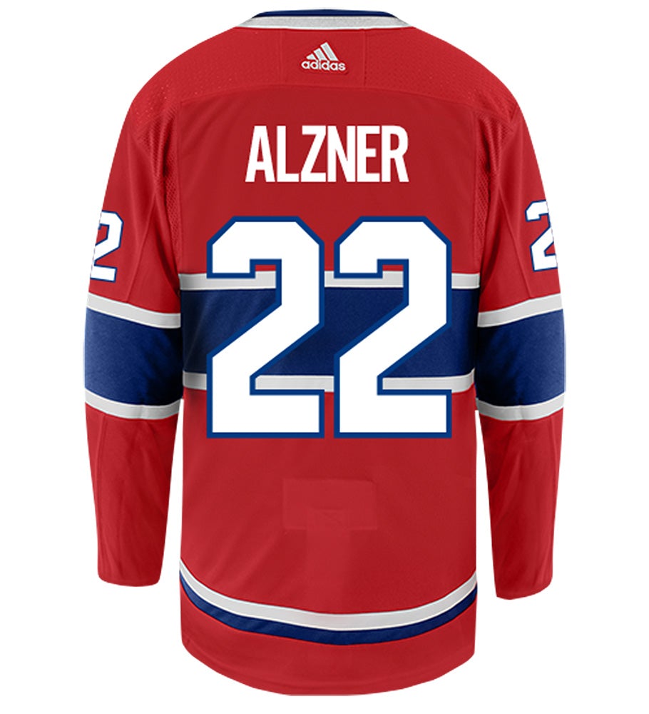 Karl Alzner Montreal Canadiens Adidas Authentic Home NHL Hockey Jersey