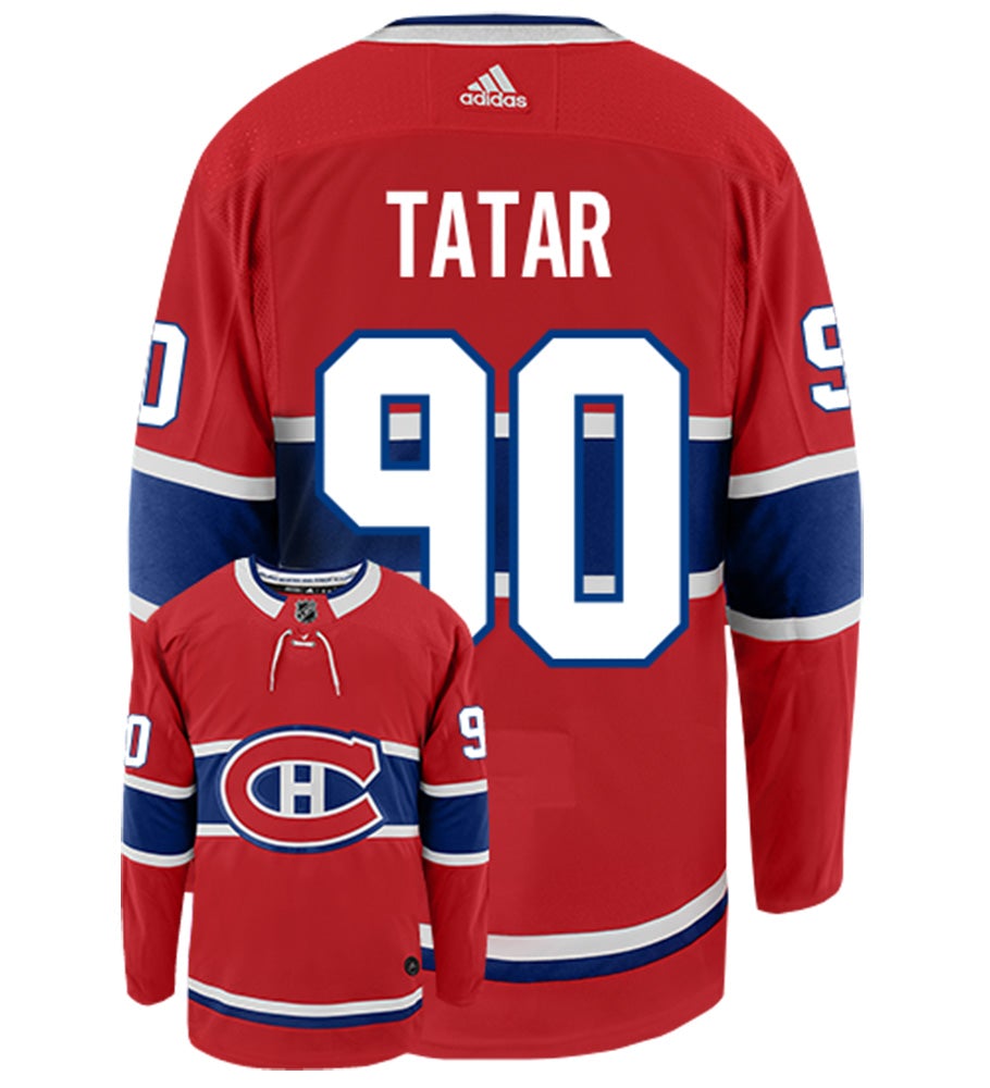 Tomas Tatar Montreal Canadiens Adidas Authentic Home NHL Hockey Jersey