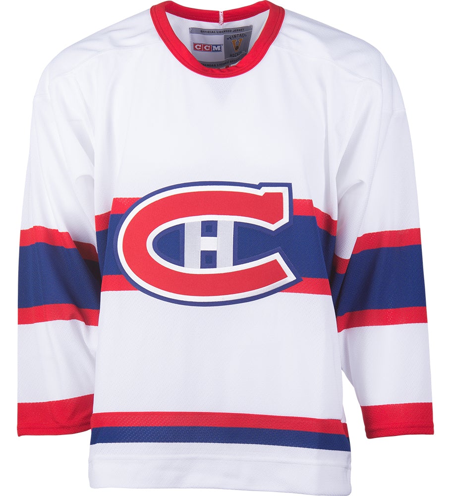 Montreal Canadiens CCM Vintage 1994 White Replica NHL Hockey Jersey