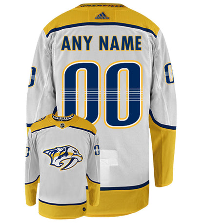 Nashville Predators Adidas Authentic Away NHL Hockey Jersey