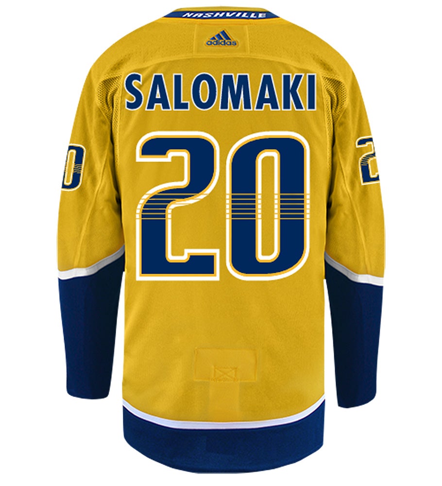 Miikka Salomaki Nashville Predators Adidas Authentic Home NHL Hockey Jersey