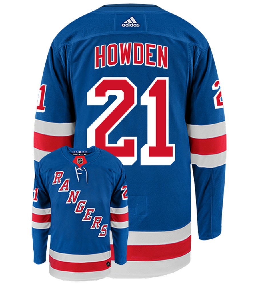 Brett Howden New York Rangers Adidas Authentic Home NHL Jersey