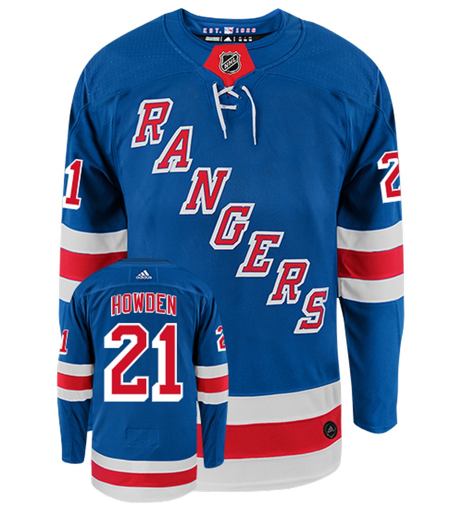 Brett Howden New York Rangers Adidas Authentic Home NHL Jersey