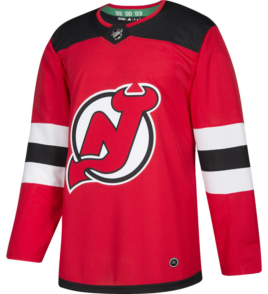 New Jersey Devils Adidas Authentic Home NHL Hockey Jersey