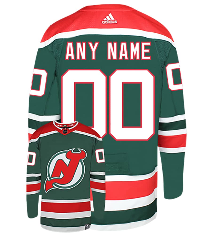 ANY NAME AND NUMBER NEW JERSEY DEVILS HERITAGE AUTHENTIC ADIDAS NHL JE – Hockey  Authentic