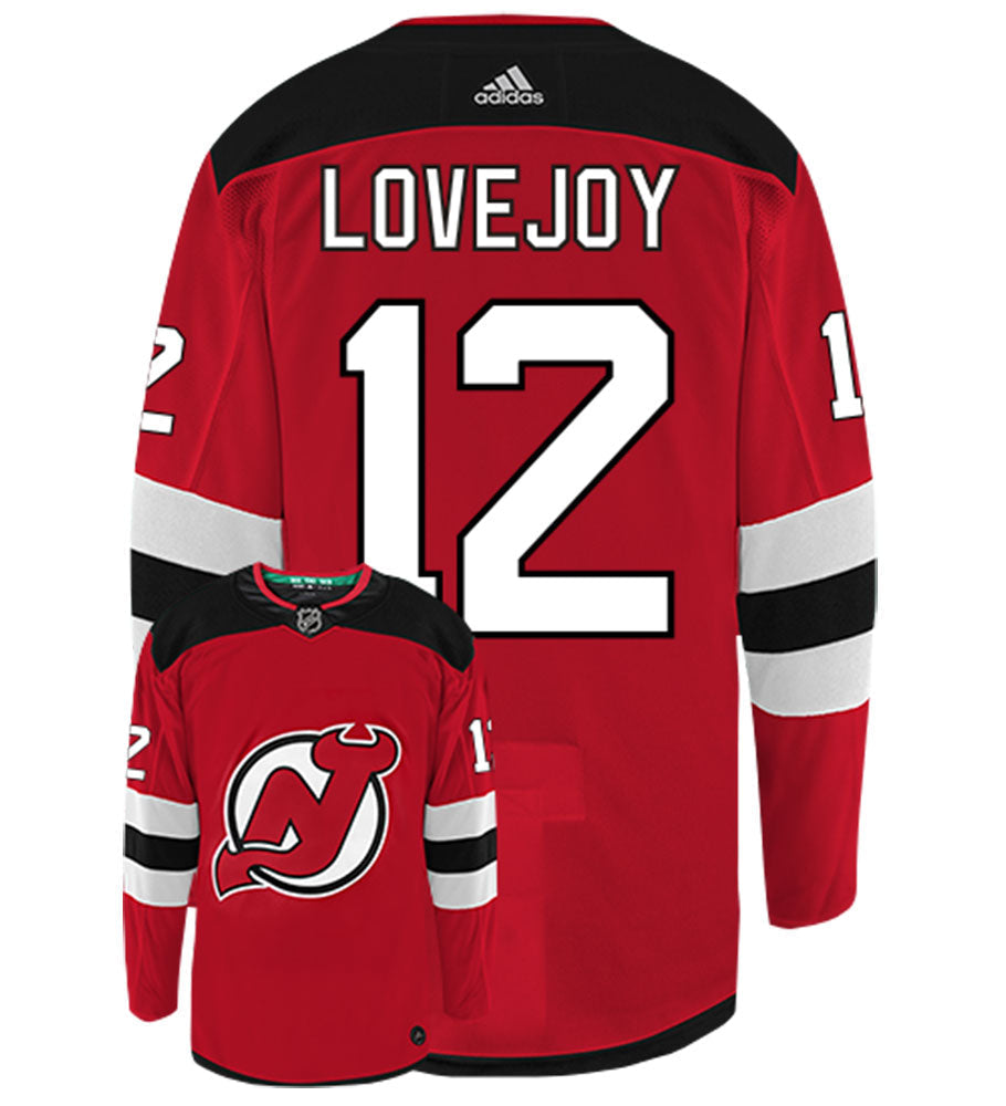 Ben Lovejoy New Jersey Devils Adidas Authentic Home NHL Hockey Jersey