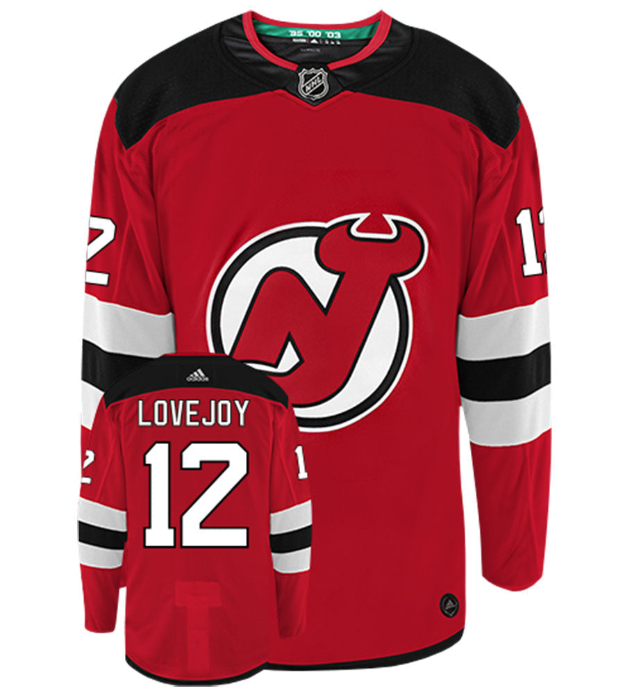 Ben Lovejoy New Jersey Devils Adidas Authentic Home NHL Hockey Jersey