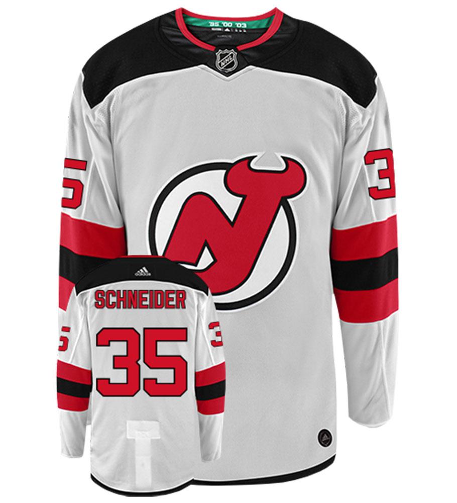 Cory Schneider New Jersey Devils Adidas Authentic Away NHL Hockey Jersey