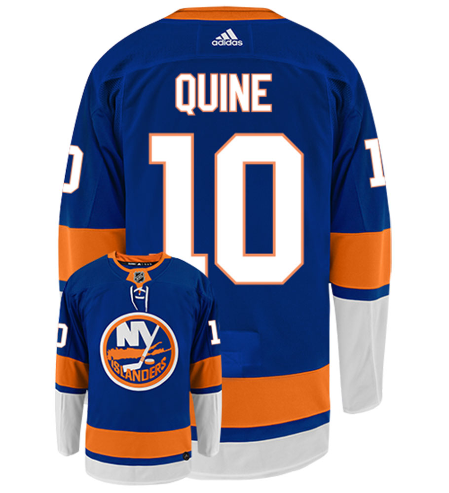Alan Quine New York Islanders Adidas Authentic Home NHL Hockey Jersey