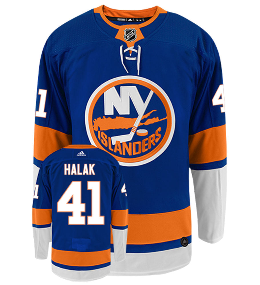 Jaroslav Halak New York Islanders Adidas Authentic Home NHL Hockey Jersey