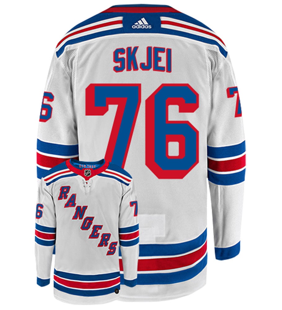 Brady Skjei New York Rangers Adidas Authentic Away NHL Hockey Jersey