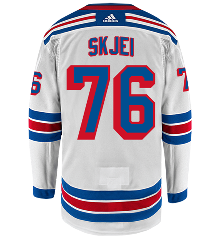 Brady Skjei New York Rangers Adidas Authentic Away NHL Hockey Jersey