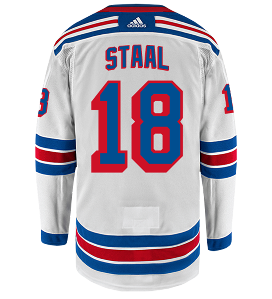 Marc Staal New York Rangers Adidas Authentic Away NHL Hockey Jersey