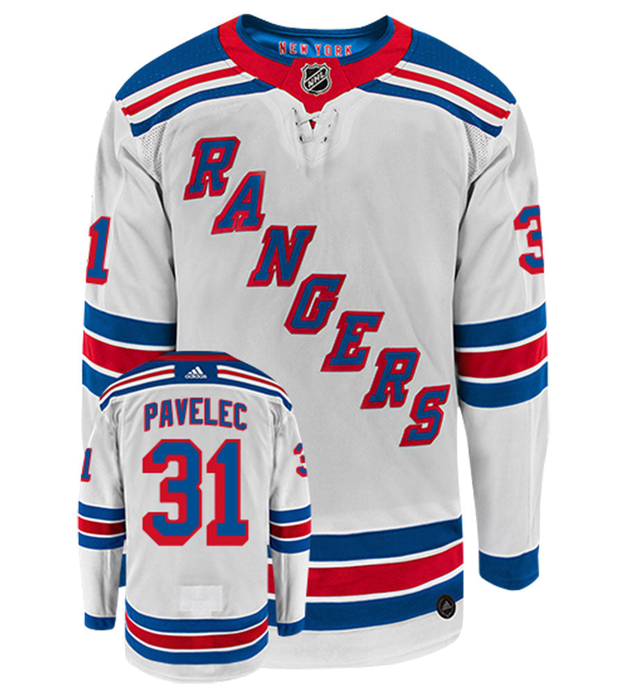 Ondrej Pavelec New York Rangers Adidas Authentic Away NHL Hockey Jersey