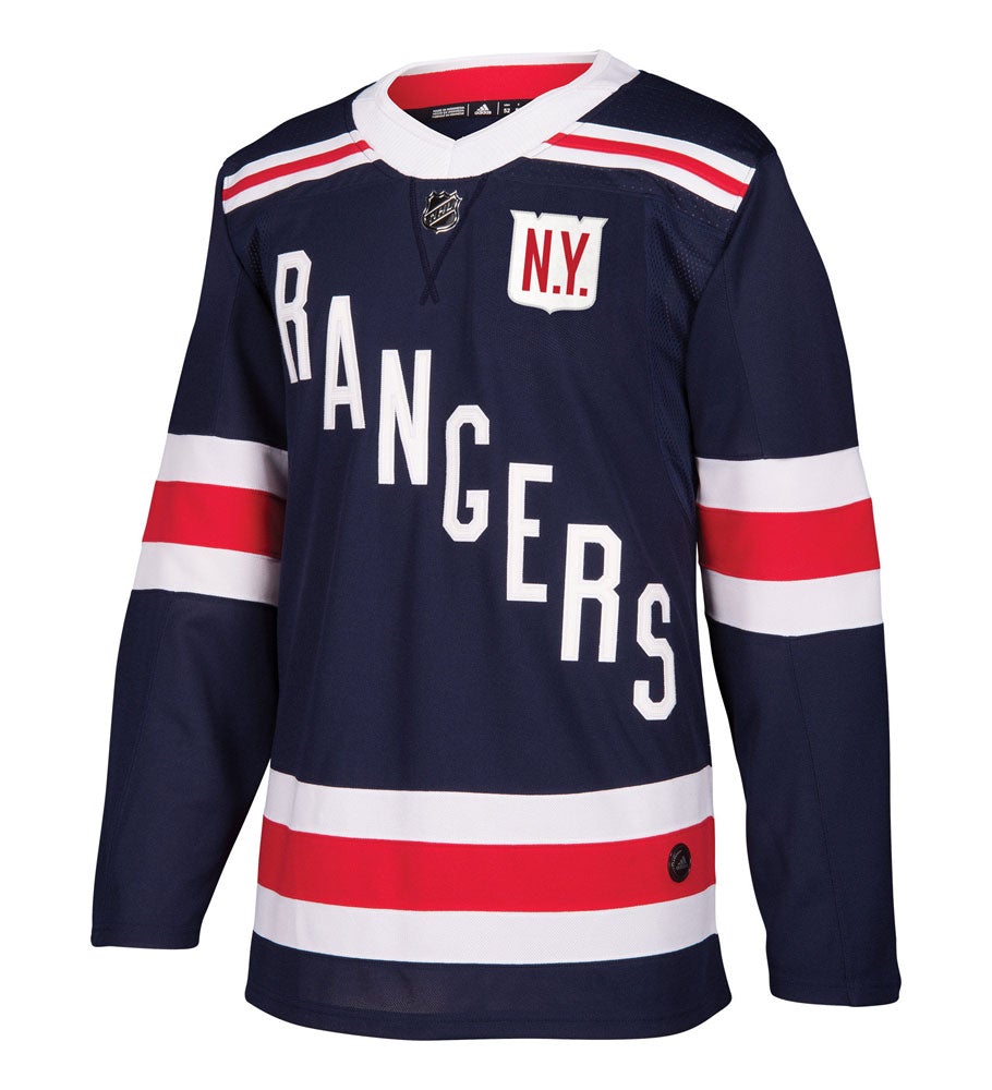 New York Rangers Adidas Authentic 2018 NHL Winter Classic Hockey Jersey