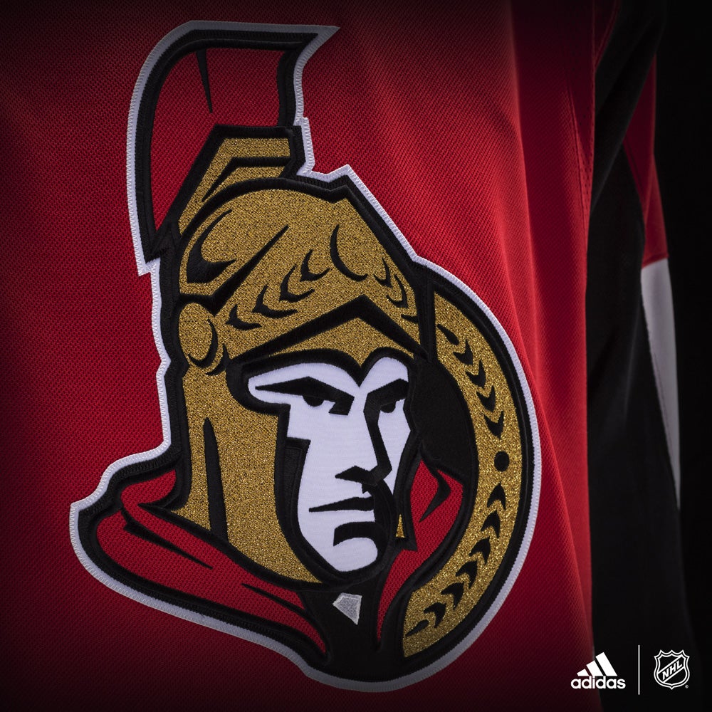 Ottawa Senators Adidas Authentic Home NHL Hockey Jersey