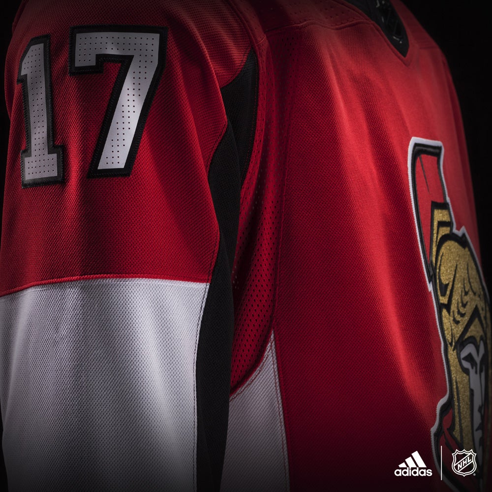 Ottawa Senators Adidas Authentic Home NHL Hockey Jersey