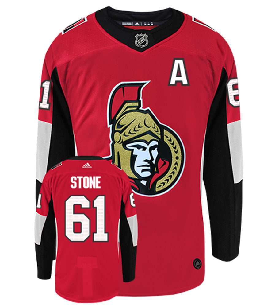 Mark Stone Ottawa Senators Adidas Authentic Home NHL Hockey Jersey