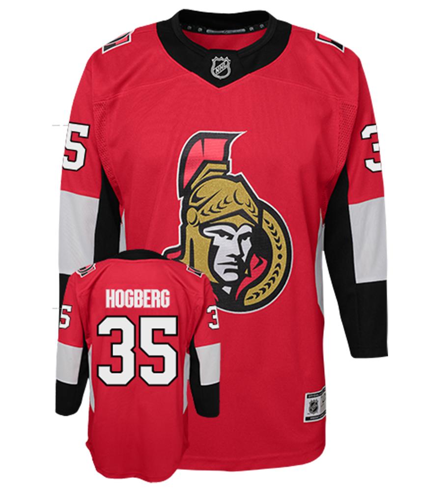 Marcus Hogberg Ottawa Senators Youth Home NHL Replica Hockey Jersey