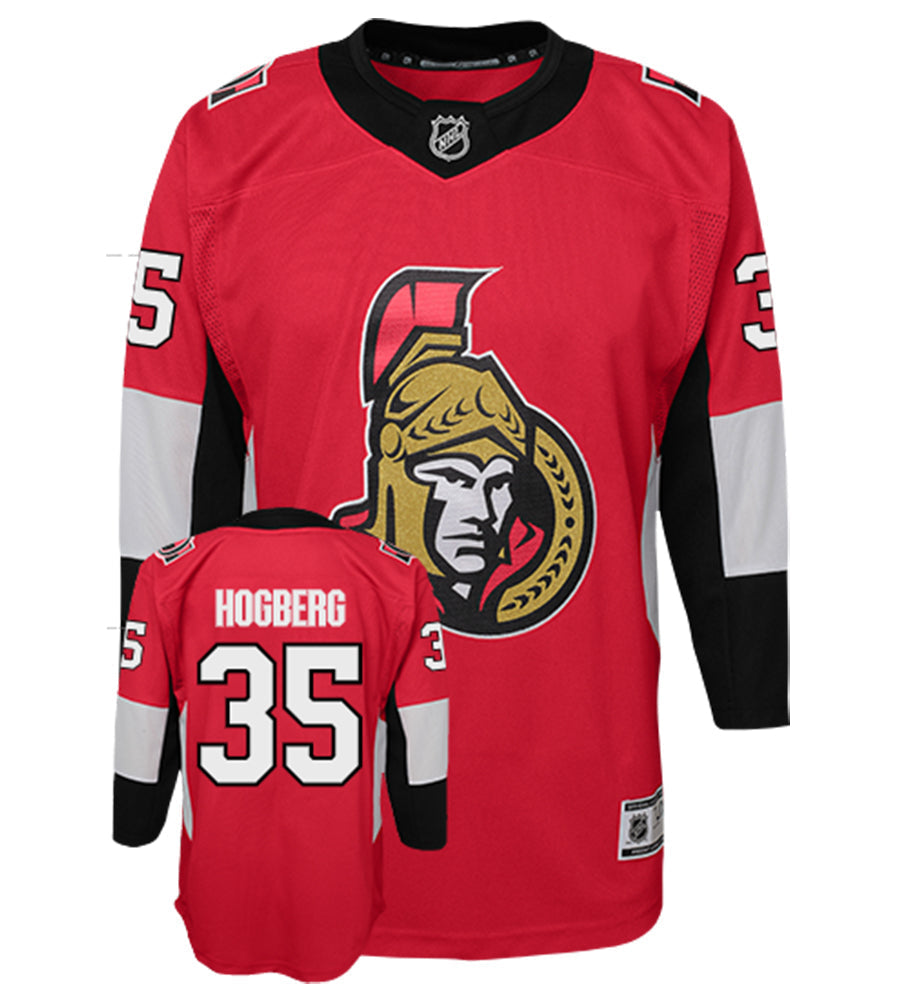 Marcus Hogberg Ottawa Senators Youth Home NHL Replica Hockey Jersey
