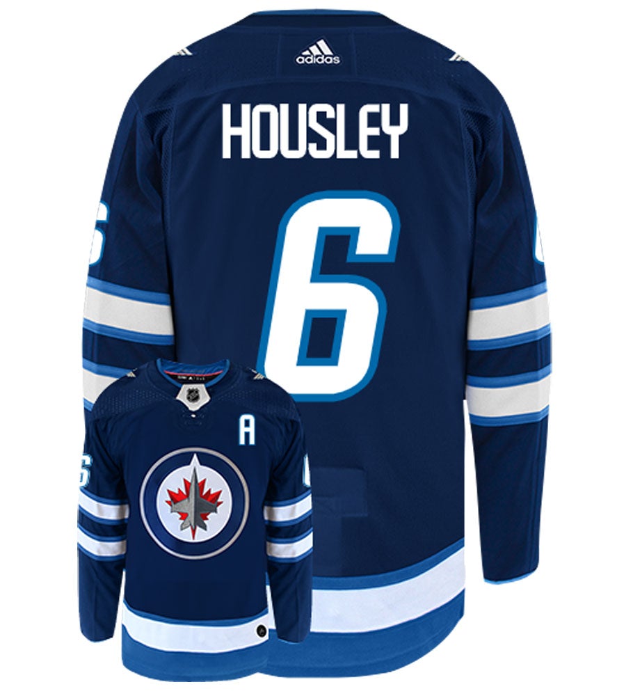 Phil Housley Winnipeg Jets Adidas Authentic Home NHL Vintage Hockey Jersey
