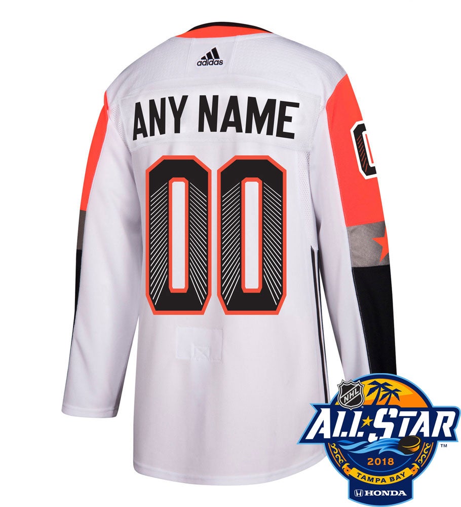 2018 NHL All Star Adidas Authentic On-Ice Team Issued Home Blue Pro Cut  Jersey
