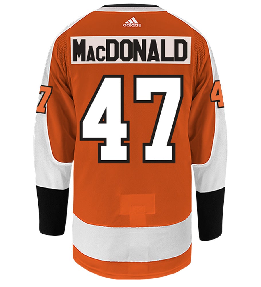 Andrew MacDonald Philadelphia Flyers Adidas Authentic Home NHL Hockey Jersey