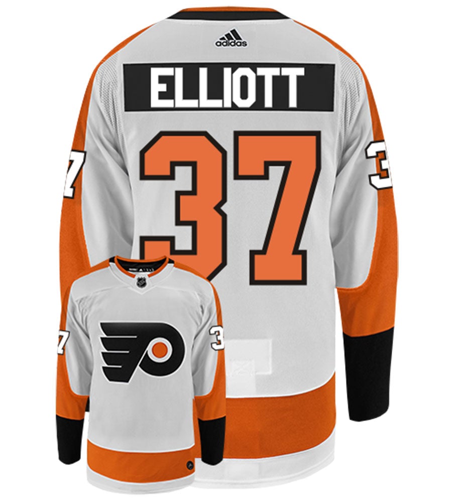 Brian Elliott Philadelphia Flyers Adidas Authentic Away NHL Hockey Jersey