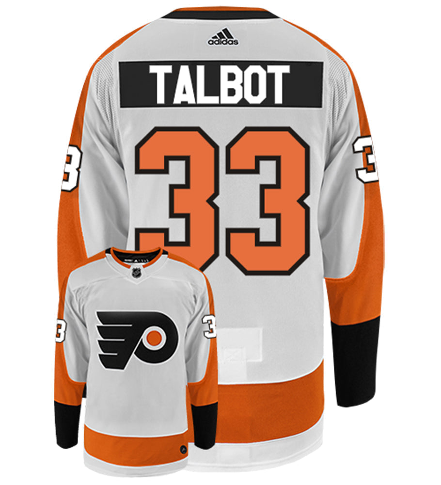 Cam Talbot Philadelphia Flyers Adidas Authentic Away NHL Hockey Jersey