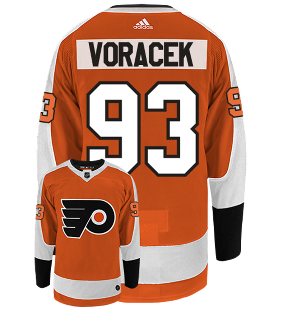 Jakub Voracek Philadelphia Flyers Adidas Authentic Home NHL Hockey Jersey