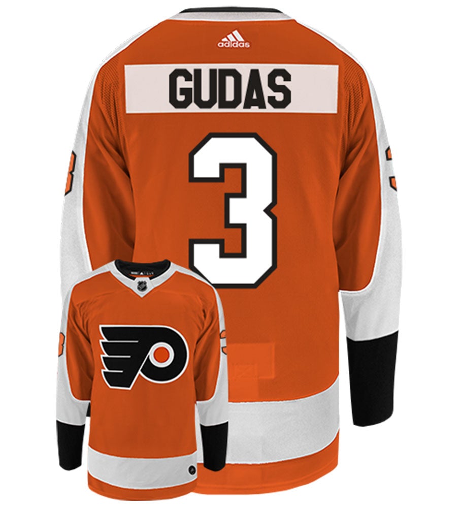 Radko Gudas Philadelphia Flyers Adidas Authentic Home NHL Hockey Jersey