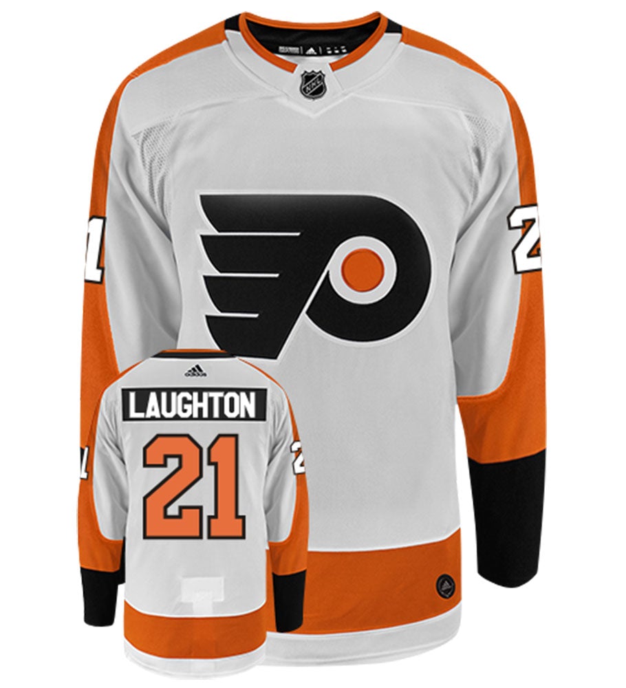 Scott Laughton Philadelphia Flyers Adidas Authentic Away NHL Hockey Jersey