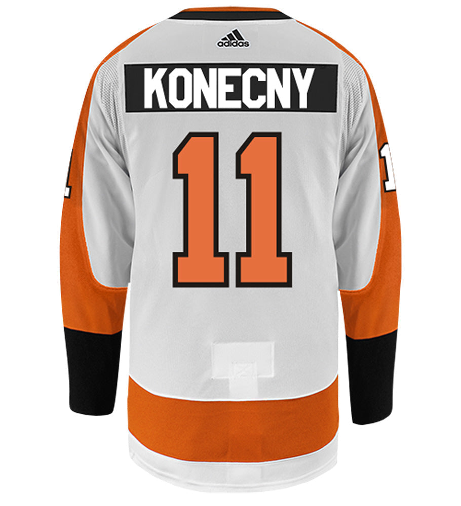Travis Konecny Philadelphia Flyers Adidas Authentic Away NHL Hockey Jersey