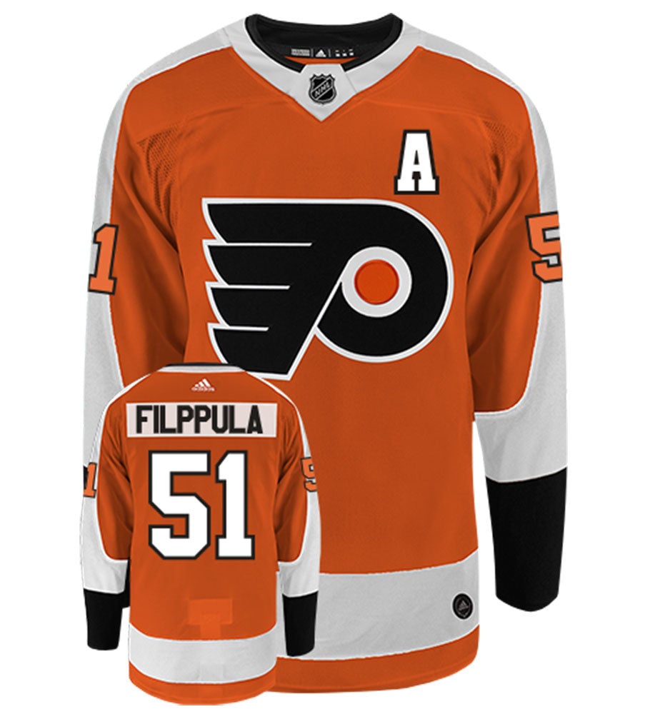Valtteri Filppula Philadelphia Flyers Adidas Authentic Home NHL Hockey Jersey
