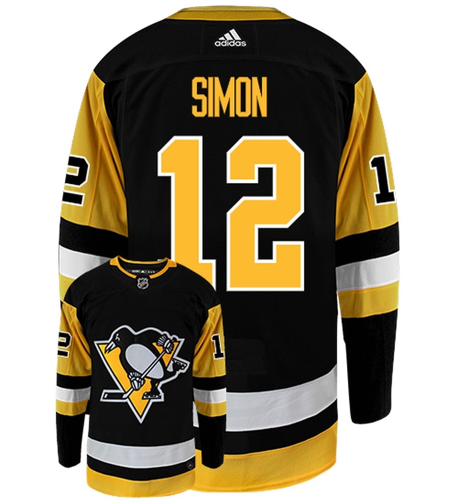Dominik Simon Pittsburgh Penguins Adidas Authentic Home NHL Jersey