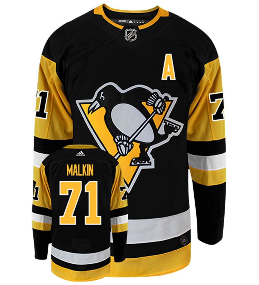 Evgeni Malkin Pittsburgh Penguins Adidas Authentic Home NHL Hockey Jersey