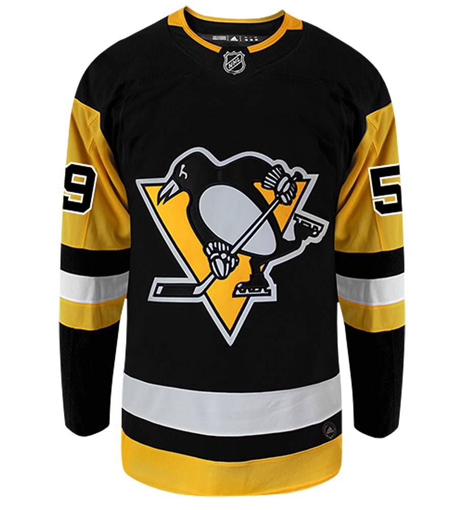 Jake Guentzel Pittsburgh Penguins Adidas Authentic Home NHL Hockey Jersey