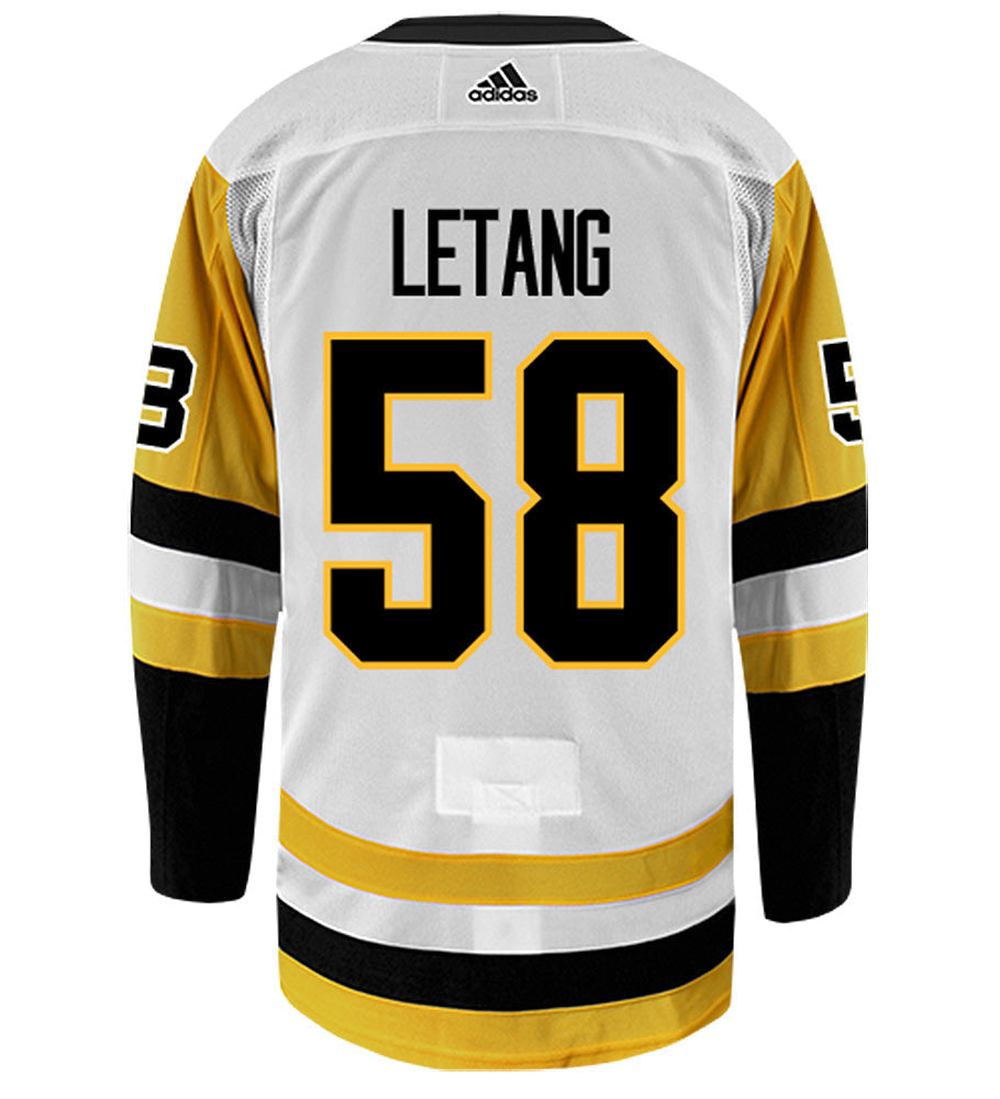 Kris Letang Pittsburgh Penguins Adidas Authentic Away NHL Hockey Jersey
