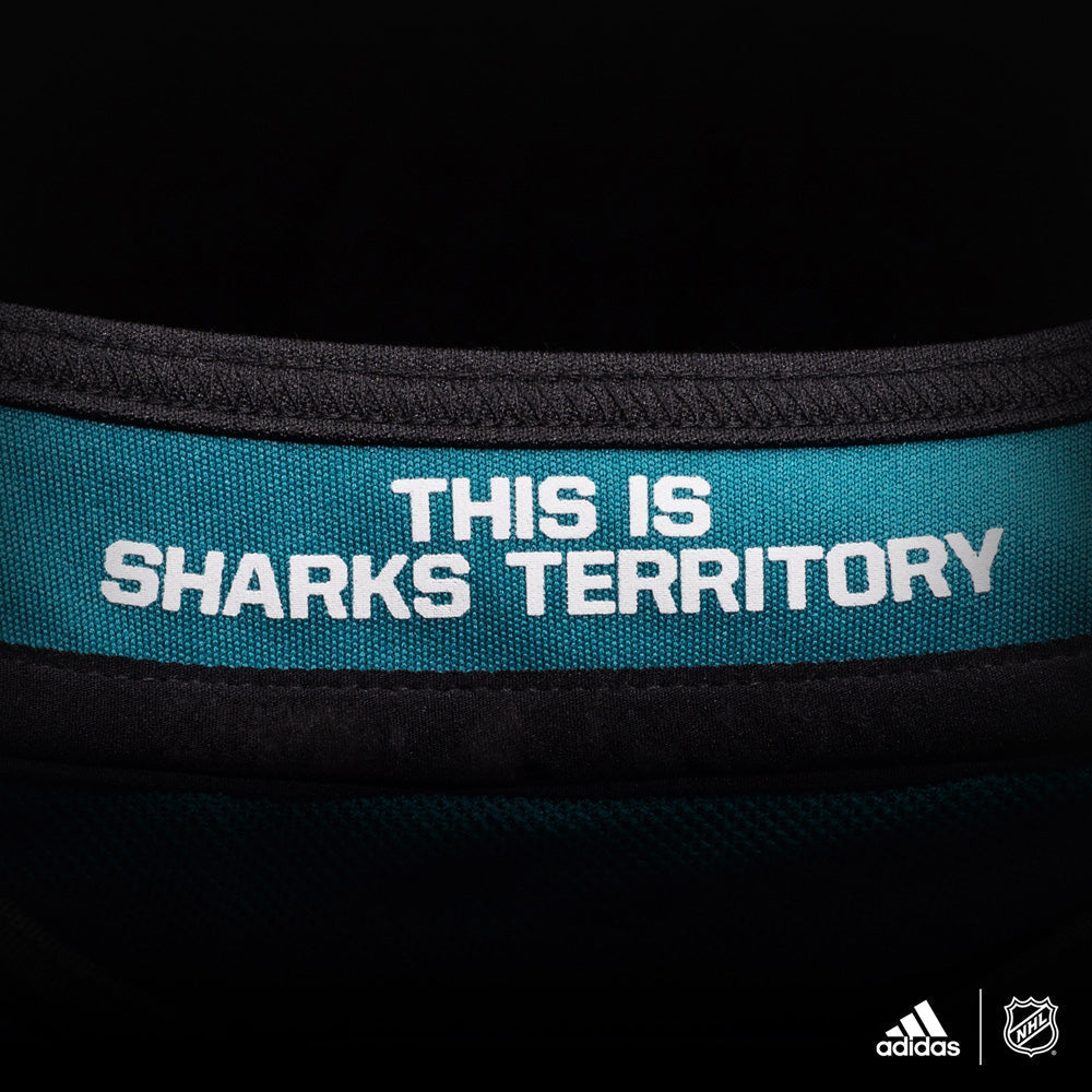 San Jose Sharks Adidas Authentic Home NHL Hockey Jersey
