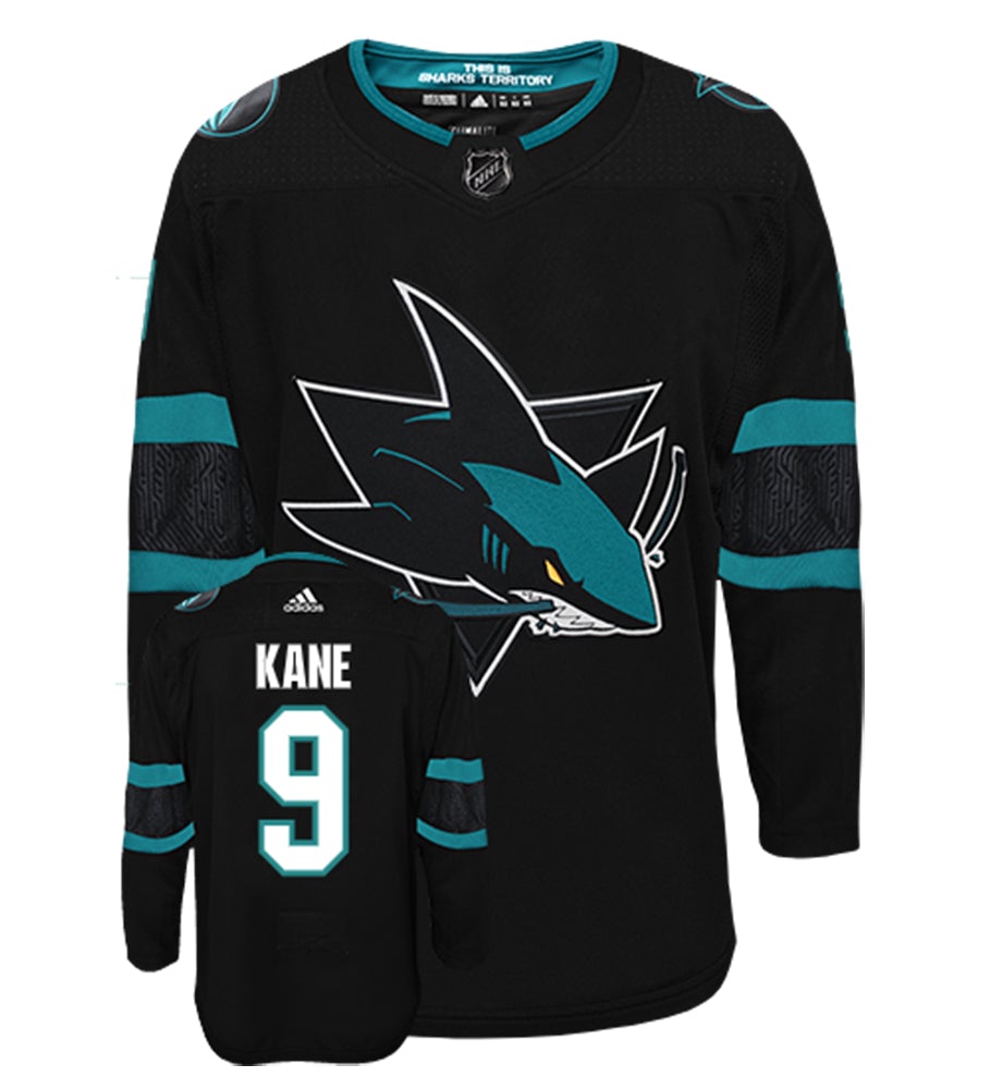 Evander Kane San Jose Sharks Adidas Authentic Third Alternate NHL Hockey Jersey
