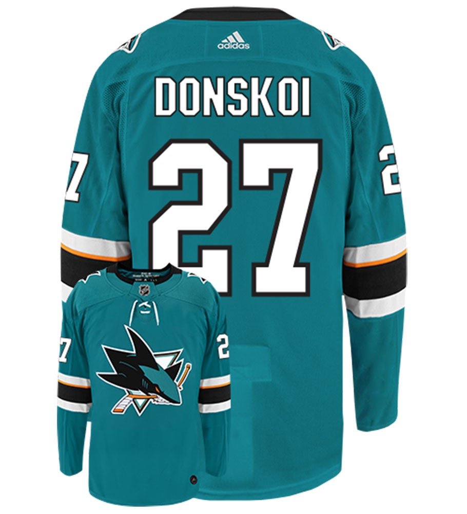 Joonas Donskoi San Jose Sharks Adidas Authentic Home NHL Hockey Jersey