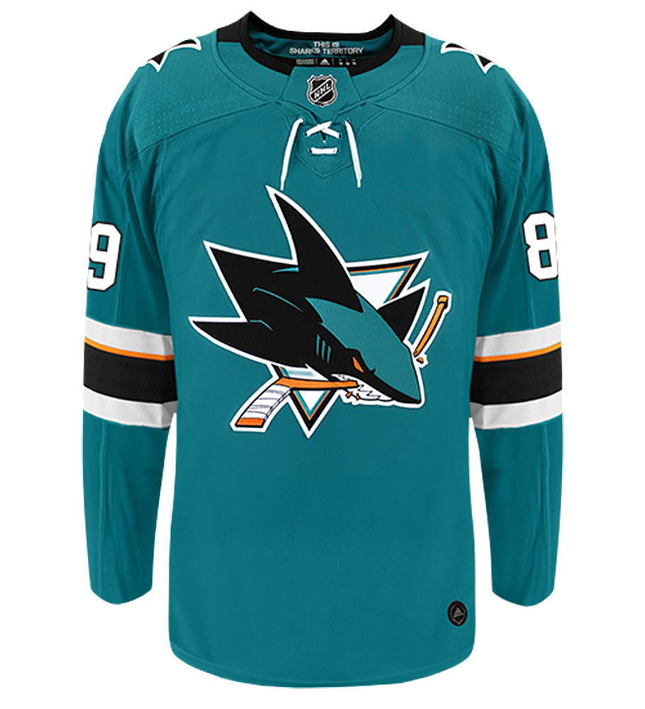 Mikkel Boedker San Jose Sharks Adidas Authentic Home NHL Hockey Jersey