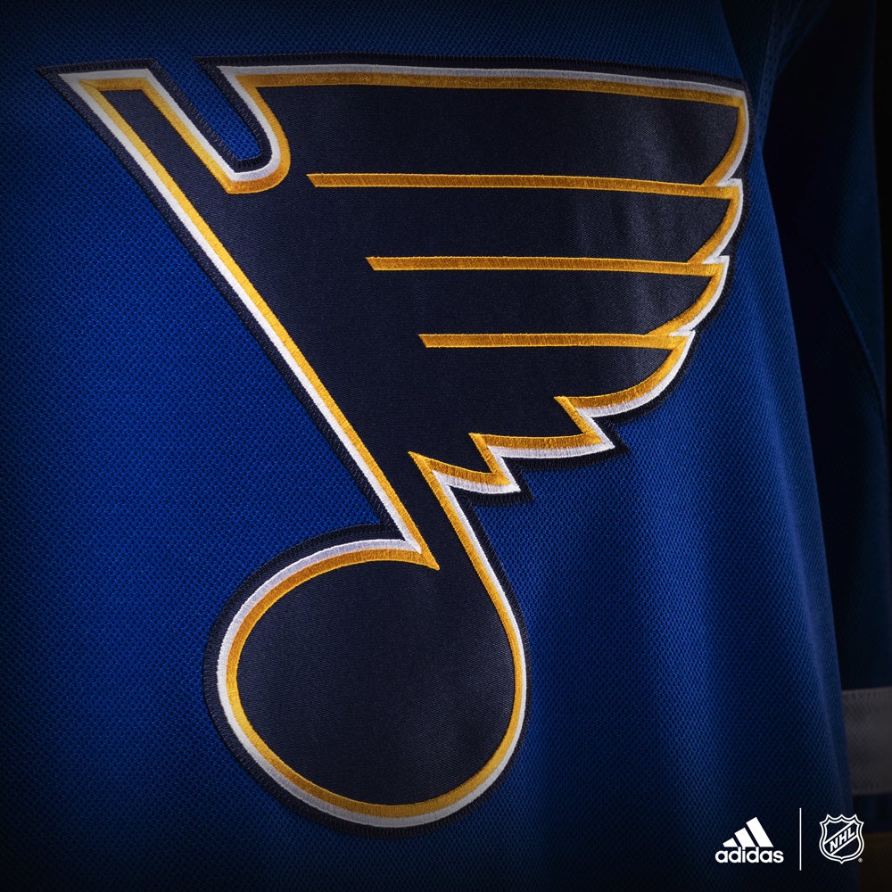 St. Louis Blues Adidas Authentic Home NHL Hockey Jersey