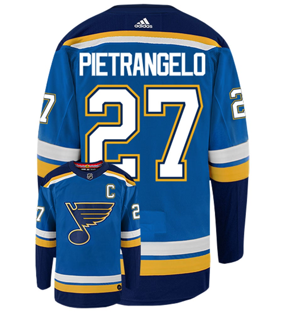 Alex Pietrangelo St. Louis Blues Adidas Authentic Home NHL Hockey Jersey