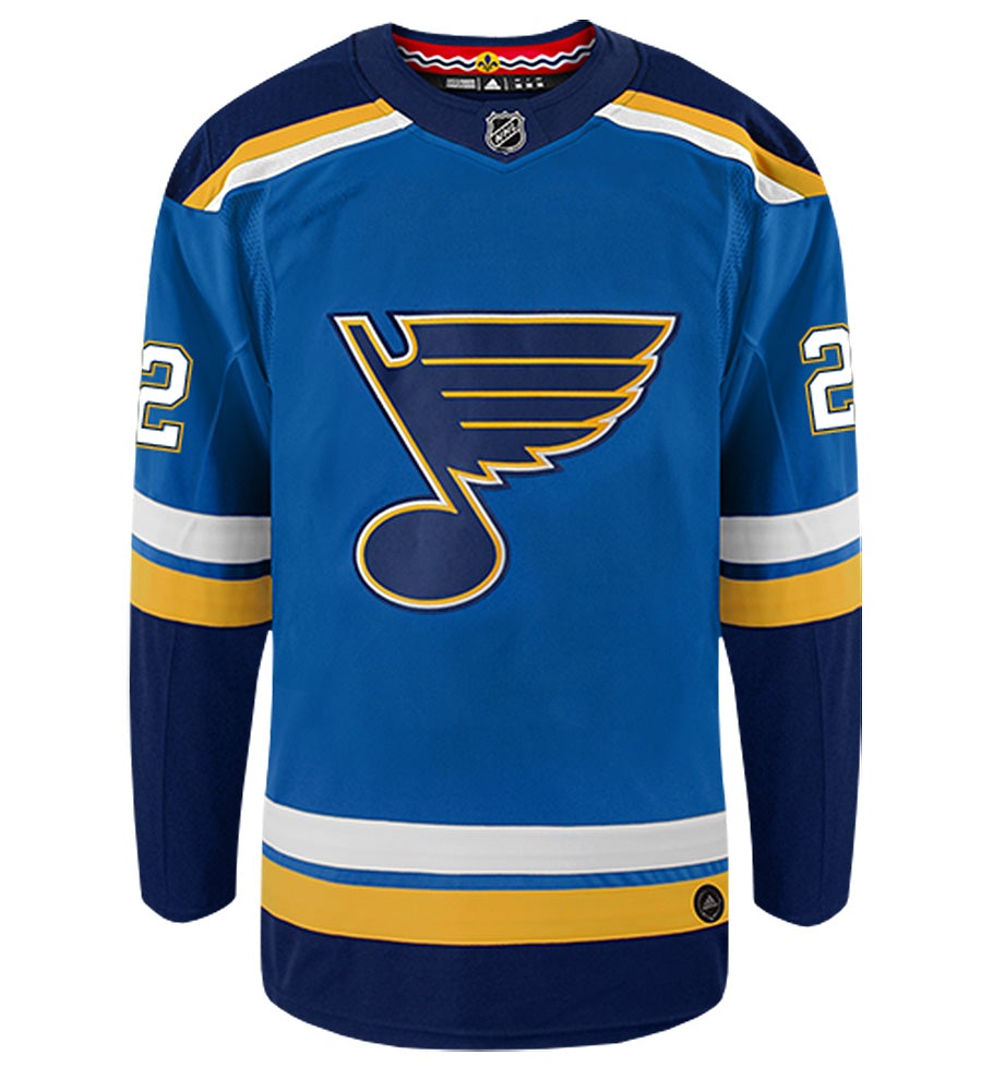 Chris Thorburn St. Louis Blues Adidas Authentic Home NHL Hockey Jersey