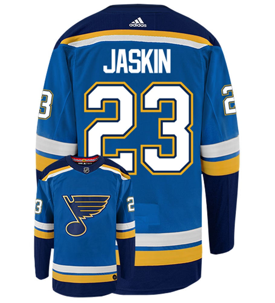 Dmitrij Jaskin St. Louis Blues Adidas Authentic Home NHL Hockey Jersey